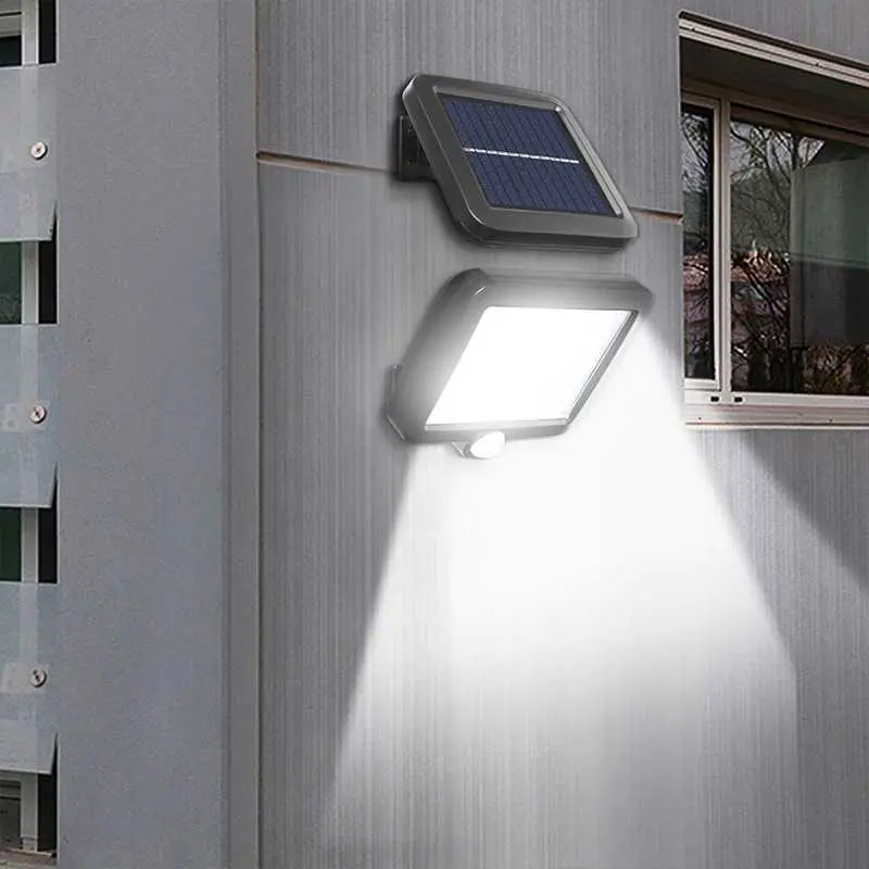 ZOYJITU Lampu Dinding Solar Sensor PIR Waterproof Cool White COB - SL-F120 4