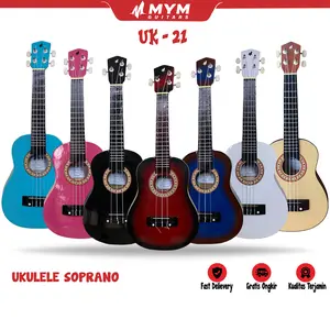 MYM Ukulele Soprano Seri UK-21 Senar 4&3 Senar Nilon Putih