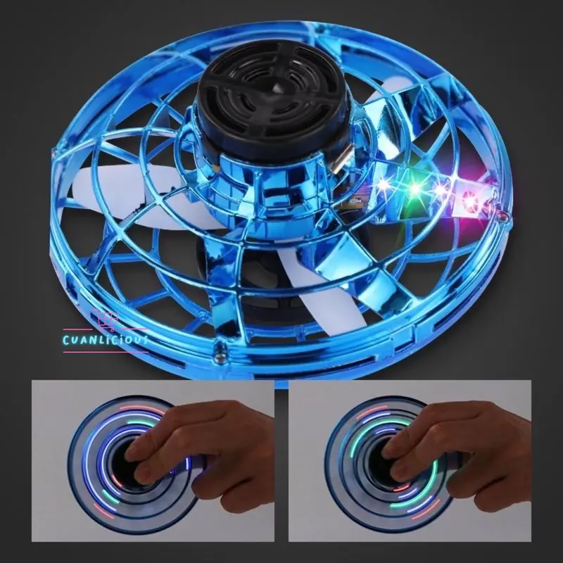 Flying Spinner / Mainan Spinner Terbang Mini Bentuk Ufo 5