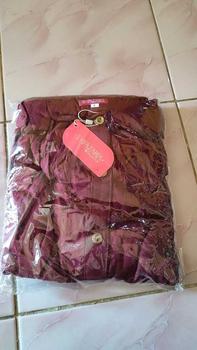 Product Review of SHAFIYA MAXI DRESS PJ 140 ETALASE SPECIAL RAMADHAN BAHAN RAYON TWILL PREMIUM FULL KANCING AKTIF from Z**3 0