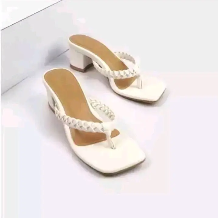 Sandal Wanita Hak Tahu 5cm Jepit Kepang terbaru jepitwanita 2