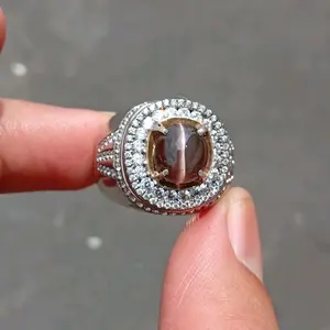 Batu Cat Eye Sillimanite 4.42 ct origin Sri Lanka  Ceylon memo WGL