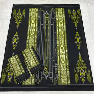 Sarung Songket Terbaru Motif BHS Series Sarung Pria Dewasa Bahan Katun Premium Model Printing Premium Ukuran 120 cm x 215 cm Kualitas Tinggi
