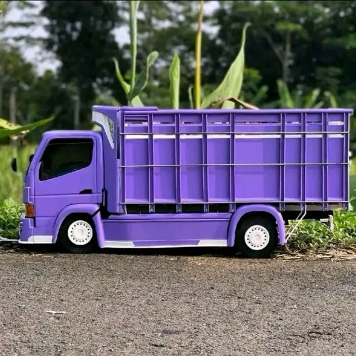 promo miniatur truck oleng full lampu bonus terpal Toys 3