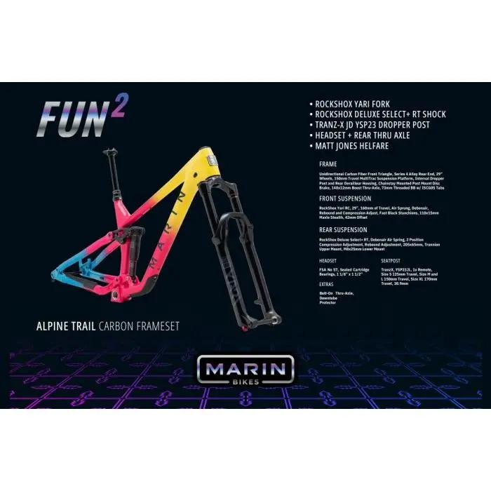 Marin Alpine Trail Fun2 Carbon Frame Set [29 inch] Limited Edition 0