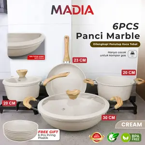 Panci Wajan Penggorengan Pan Serbaguna untuk Kompor Gas