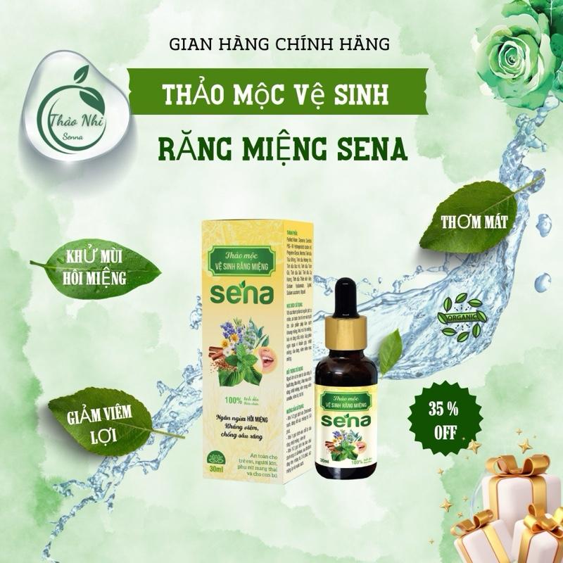 SĂN DEAL Serum khử mùi hôi miệng SENA 30ml Hỗ trợ khử mùi hôi miệng ,vệ sinh răng miệng thơm sạch xitthommieng xitmieng
