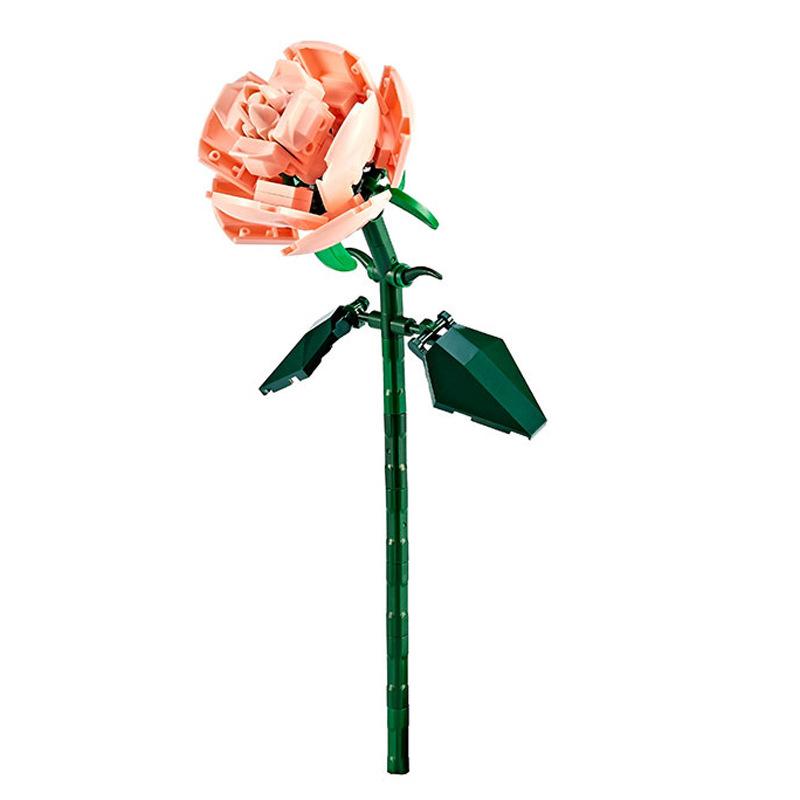 Valentine's Day Exclusive Surprise! Rose building blocks, small particles pieced together to create a dreamy eternal flower, creative DIY interpretation of ultimate romance 5