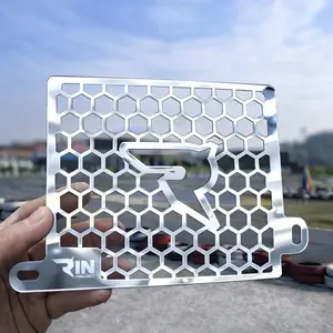 COVER RADIATOR YAMAHA NMAX/LEXXI/AEROX HONEY COMB LOGO R ORIGINAL RIN PROJECT