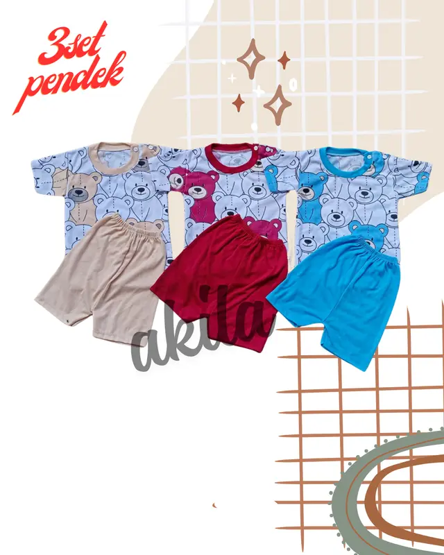 PROMO!!Pakaian Anak Bayi Bundling Isi 6 Setelan Anak 3-12 Bulan 1 Tahun Unisex Lengan Panjang Dan Pendek Cotton Multicoloured Gift Sets Parsel Katun Perempuan 2