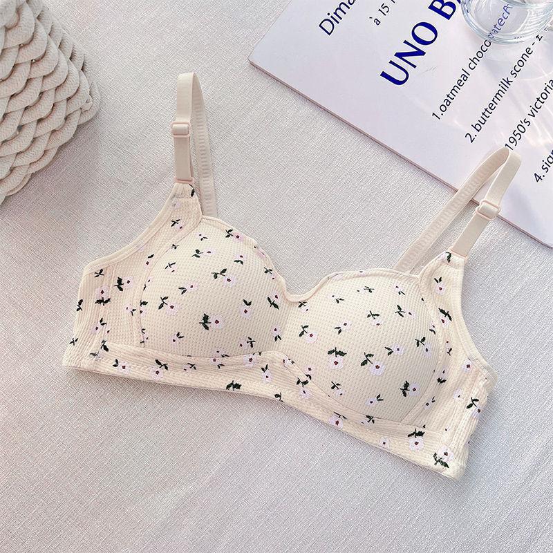 Product Introduction of Áo Ngực Nữ, Thiết Kế Hoa Tươi Không Có Vòng Thép, Thích Hợp Cho Ngực Nhỏ Thoải Mái Và Thoáng Khí, Có Thể Được Mặc Để Tập Hợp, Thích Hợp Cho Học Sinh Nữ, Phong Cách Đơn Giản 12