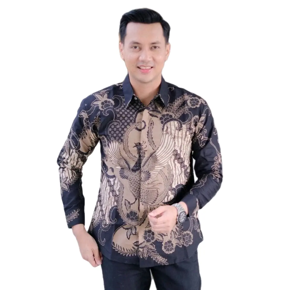 REKOMENDASI KEMEJA BATIK PRIA LENGAN PANJANG MOTIF NEW HALUS ADEM DAN NYAMAN