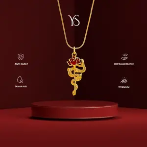 YS - Medusa Rose Necklace KALUNG Titanium Anti Karat