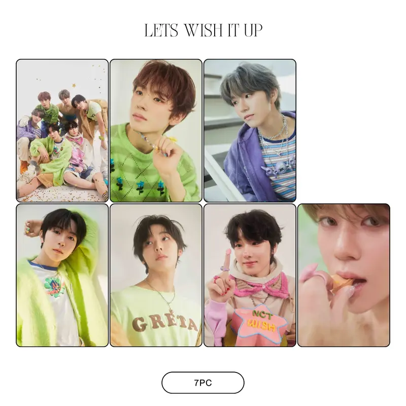 PHOTOCARD NCT WISH POPPOP 7 PCS KPOP UNOFFICIAL SION RIKU YUSHI JAEHEE RYO SAKUYA 3