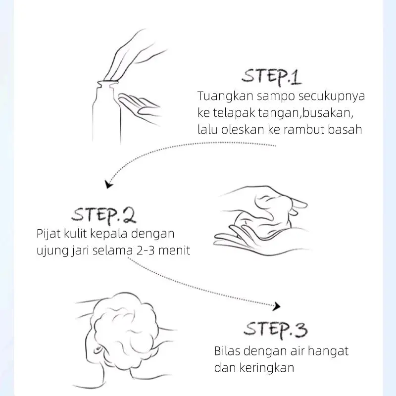 NIPPORI Selenium Disulfide Shampoo Helps control oil and reduce dandruff Membantu mengontrol minyak dan mengurangi ketombe Sampo 300ML Conditioner Membersihkan Gatal Perawatan Haircare Memanjangkan antiketombe 5
