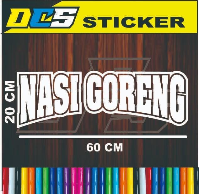 Product Introduction of sticker tempelan nama NASI GORENG Paper Stationery 6