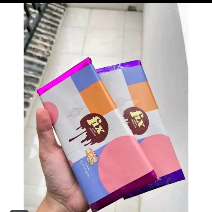 CHOCOLATE COKLAT BAR PISTACHIO KUNAFE VIRAL VERSI LOKAL