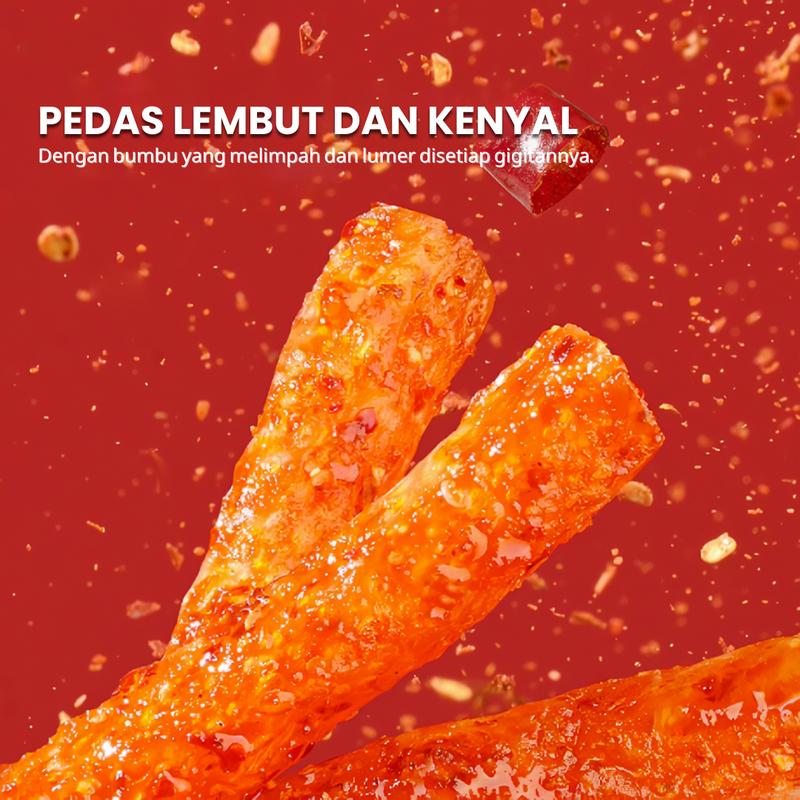 [SAMPLE] Ratu Snack - Stick (5PCS) Snack Camilan dengan Rasa Pedas Manis dan Gurih 3
