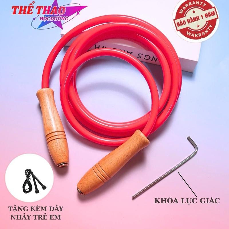 Dây Nhảy thể lực Boxing muay Thái dài 2.8m - 3m , Nặng 450g Tặng kèm khoá lục giác cao cấp Cao Su