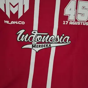 Baju distro anak seri 17agustusan usia 3-14 tahun bahan cotton combed 30s Premium sablon plastisol