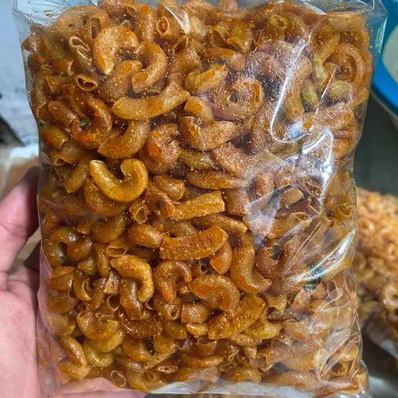 MAKARONI CIKRUH DAUN JERUK ORIGINAL,PEDAS,EXTRA PEDAS NETTO 1/4 kg 0