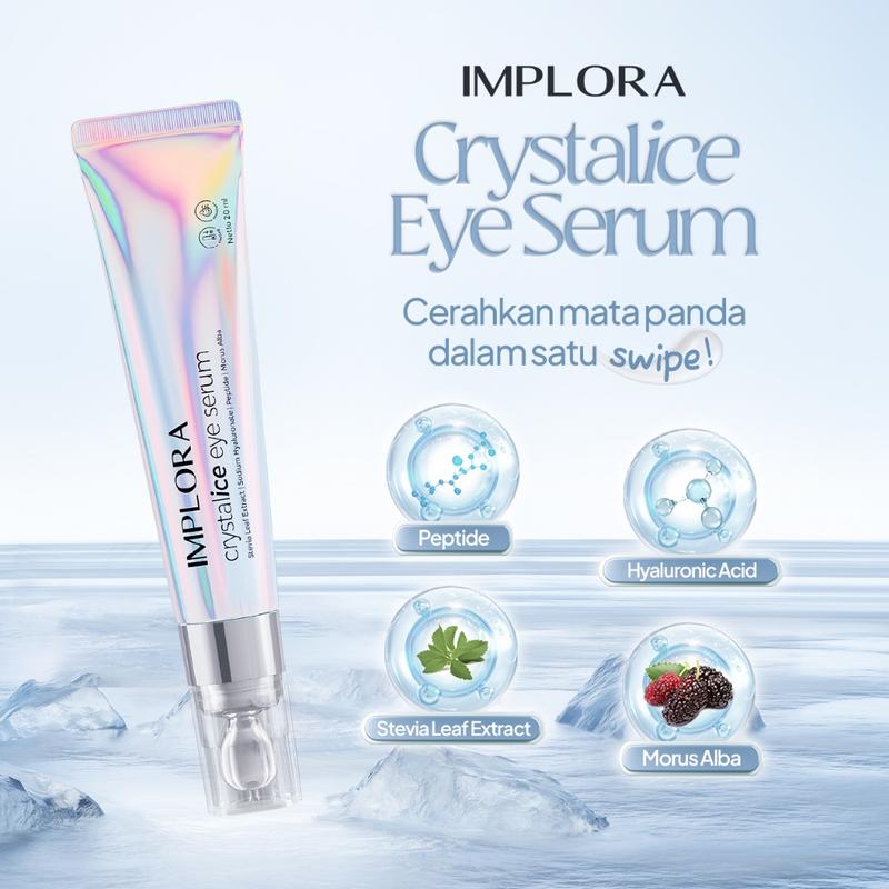 IMPLORA Crystalice Eye Serum 20ml - Implora Eye Serum With Cooling Sensation / Serum Mata by Implora 2