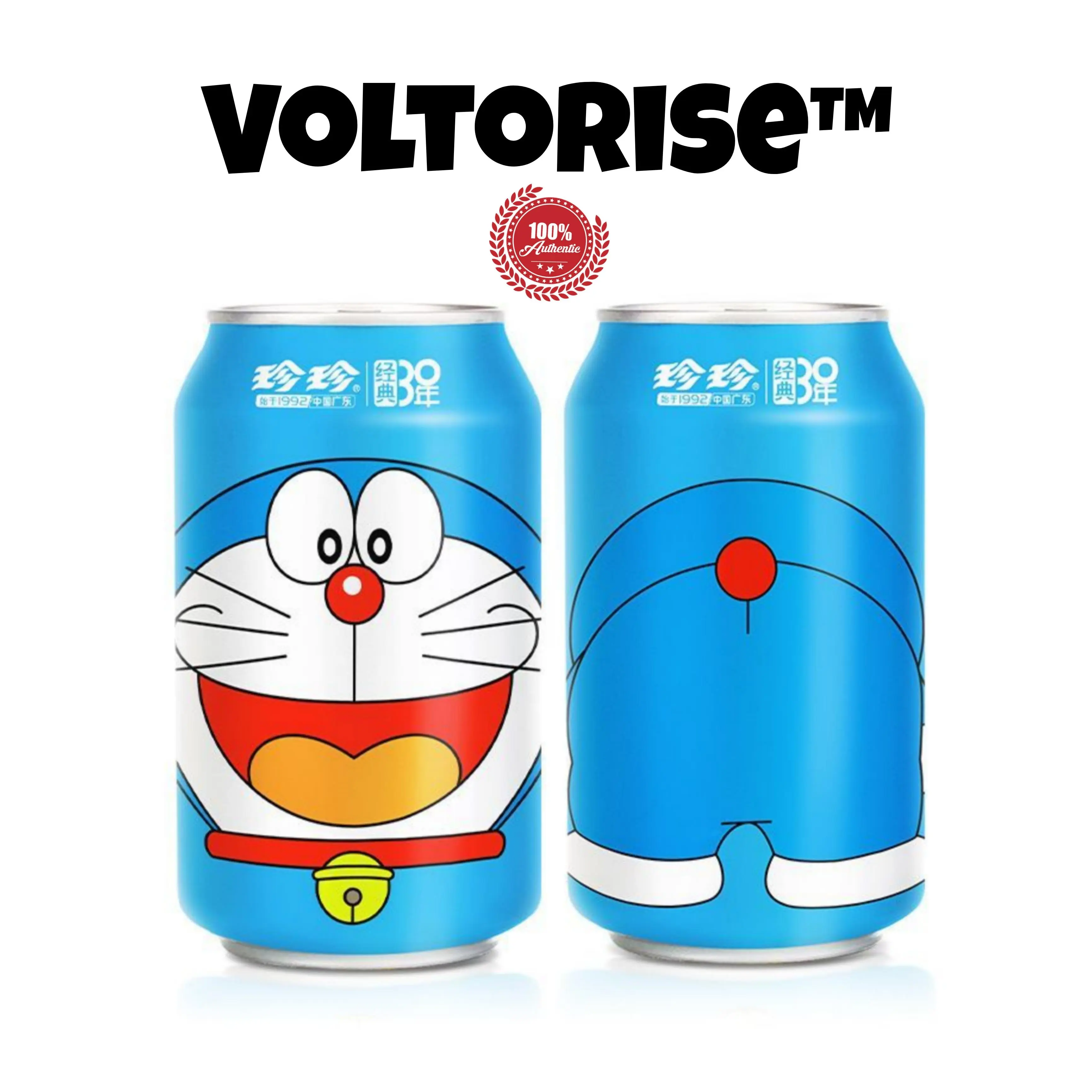 [30-Year Anniversary] Doraemon Carbonated Lychee Beverage Drink - Voltorise