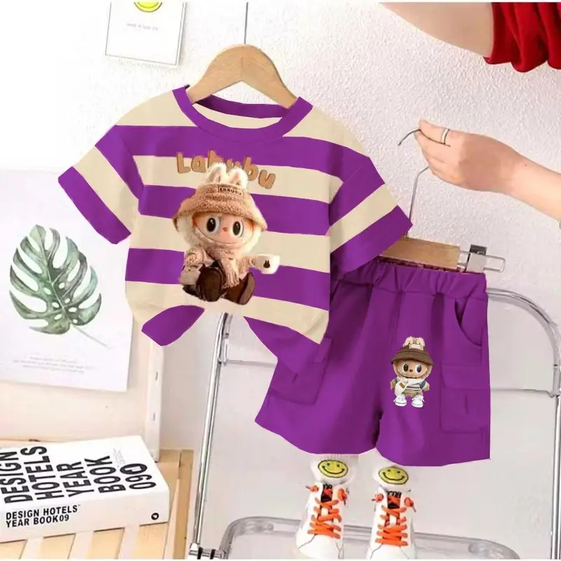 STELAN ANAK PEREMPUAN MOTIF LABUBU / VIRAL STELAN ANAK PEREMPUAN TERMURAH / TERLARIS Setelan 3