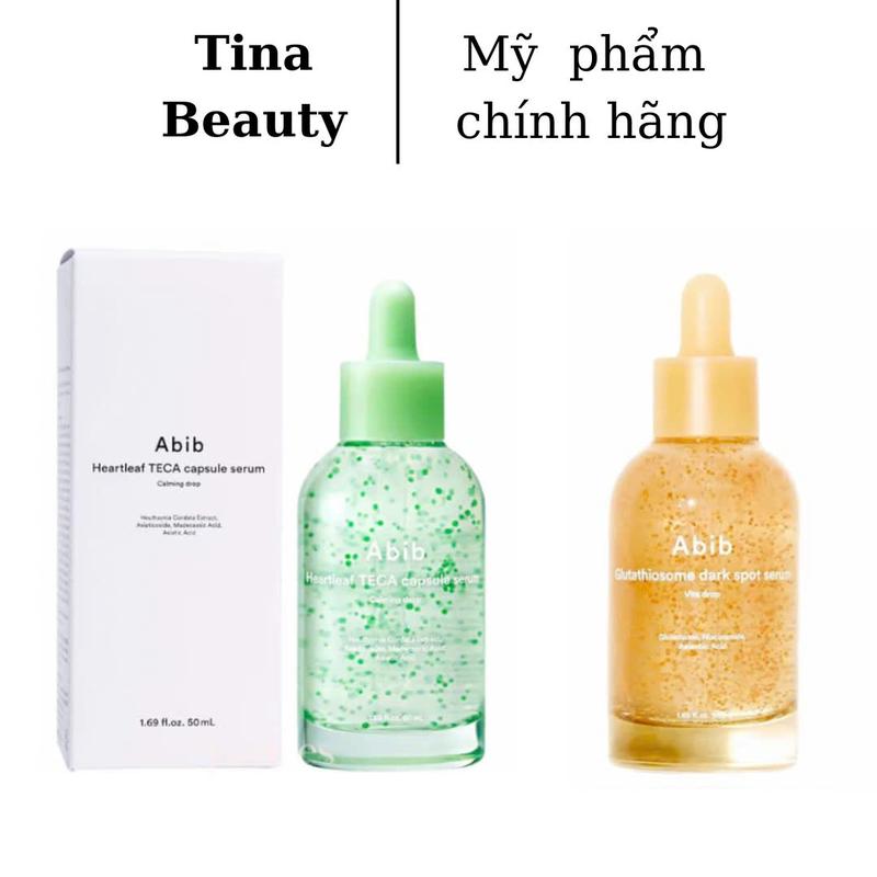 Serum Abib Hộp màu xanh và màu cam 50ml Skincare