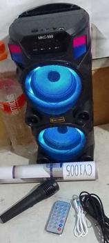 Product Review of [AB ACC] Speaker Bluetooth 999 LED Free Mic karaoke Bass Wireless from N**n 1