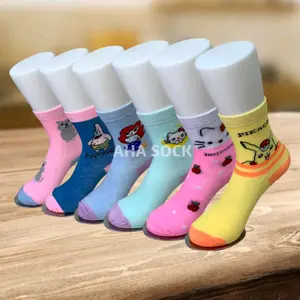 6 Pasang Kaos Kaki Anak Laki Laki Perempuan Motif Karakter Lokal Panjang Sebetis | Kaos Kaki Anak Cowok Cewek Fashion kaus kaki 5-6 tahun