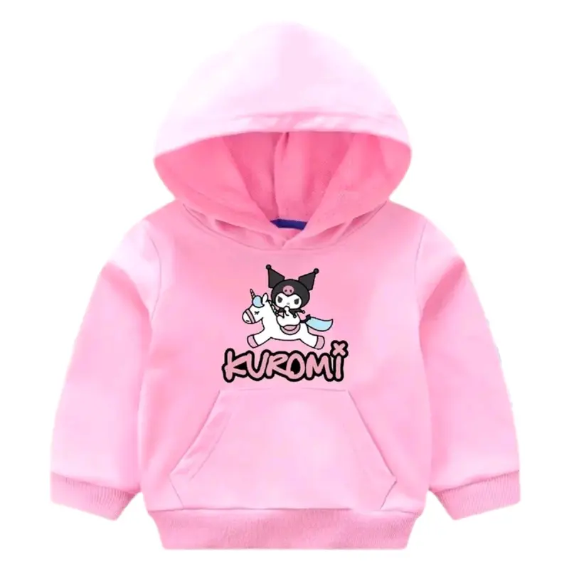 Jaket Hoodie anak kuromi usia 1-11thn 0