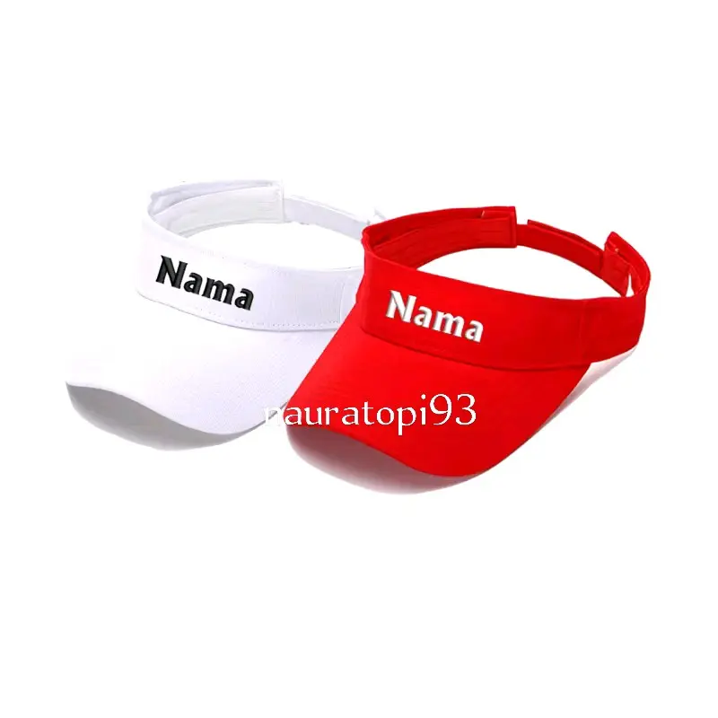 topi olahraga anak topi golf/topi bersepedah topi senam anak free bordir nama suka-suka golf tenis bersepeda pink panta