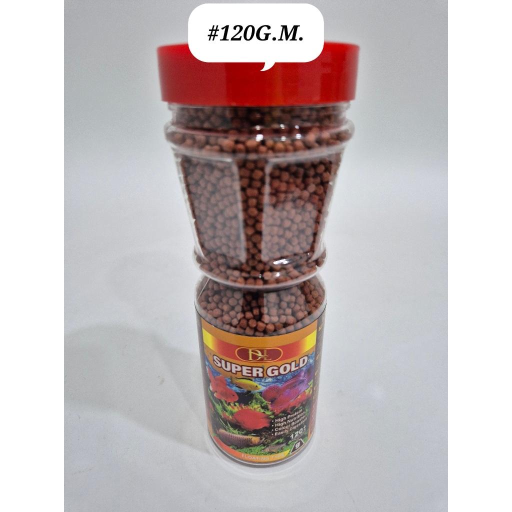 M DL Super Gold 120gram Floating Pellet Tropical Fish Food Feed Aquarium Makanan Akuarium Ikan