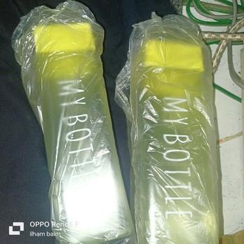 Product Review of My Bottle Kotak Botol Minum Model Baru Persegi Beset Seller from L**m 0