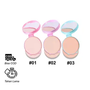 bedak padat wajah pressed mineral powder anti air glowing