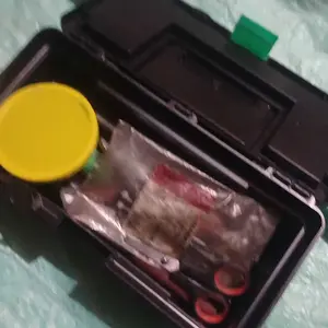 ISKU Toolbox Plastik 14 Inch Kotak Perkakas Alat Penyimpanan Multifungsi Premium Material PP & ABS Kuat Tahan Lama Ringan