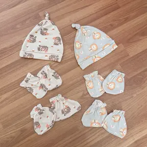 arcella.kids - KNOY - topi bayi baru lahir - sarung tangan - sarung kaki bayi newborn
