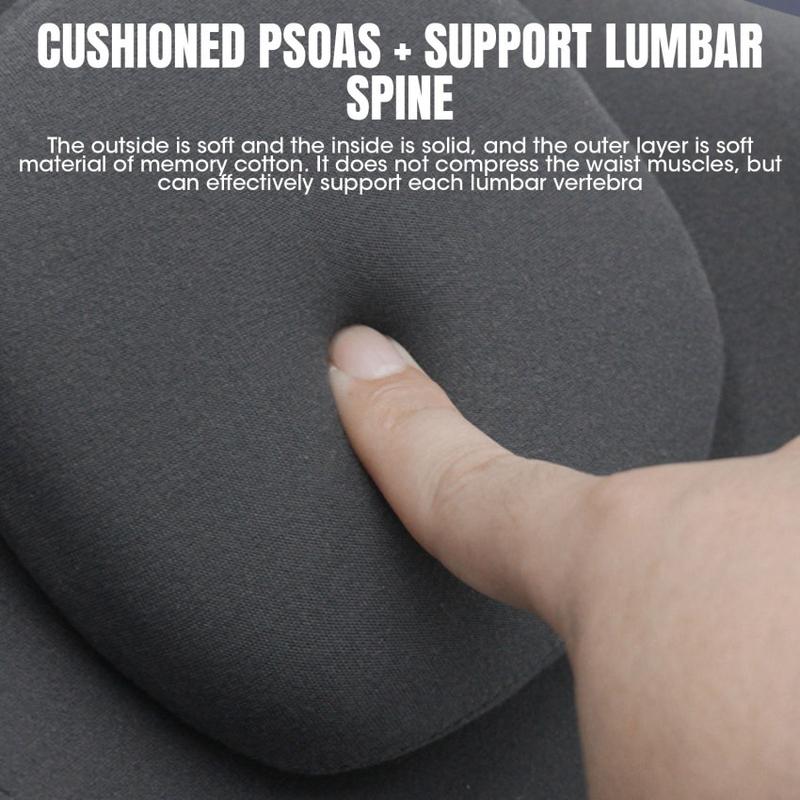 Product Introduction of Memory Foam Waist Pillow Car Lumbar Support Cushion Driver Auto Seat Back Cushion Waist Support Relieve igue 34