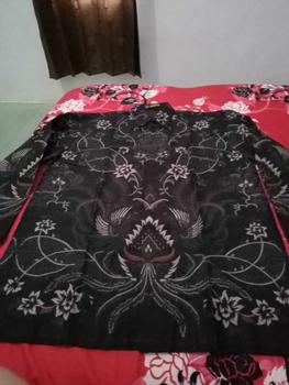 Product Review of kemeja batik katun  SLIMFIT BUNGA LASEM Ready Panjang Dan Pendek (Pilih Variasi) Ready Size Jumbo 5L LD 130 Max BB 130 Bahan Katun Halus Primisima Berlapis Furing Dan Jahitan Eksklusif from @**5 0