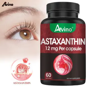 [Produk Baru] Avino Astaxanthin membantu menjaga kesehatan kardiovaskular dan kulit, memberikan manfaat antioksidan, melindungi mata dan sistem kardiovaskular, memperlambat penuaan, dan memiliki efek memutihkan | 60 kapsul