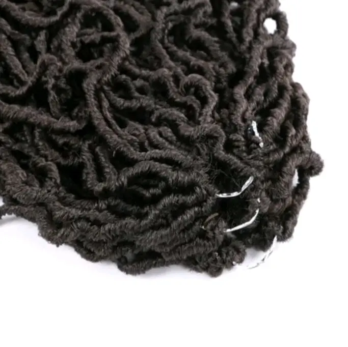 Rambut Sambung Nu Locc Isi 12 Pcs Rambut Sulam Keriting Rambut Sambung Braids Rambut Anyam Spesial Braiding Hair Various Hair Accessories 6