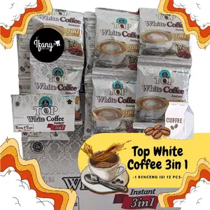 24PCS TOP White Coffee 3in1 21gr – Nikmat Kopi Lembut dalam Sekali Seduh! | Ifanymart.ofc