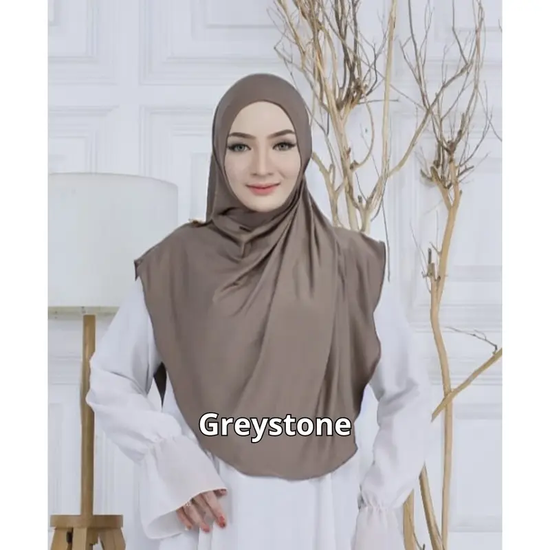 Mels Hijab - Instant Jiso Falerina (Jilbab Simple Non Pad) Kerudung Jersey Super Kekinian 5