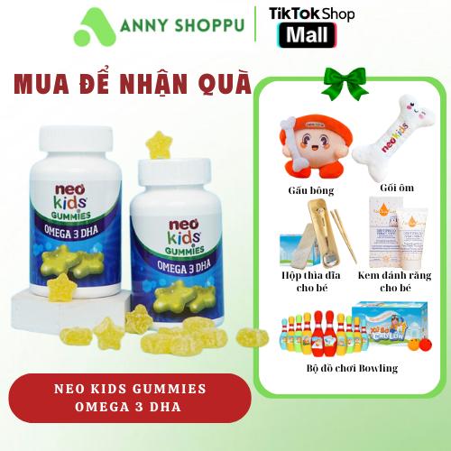 NEO KIDS Gummies Omega 3 DHA, DHA Cho Bé Giúp Cung Cấp DHA Vi Tảo, Dạng Kẹo dẻo