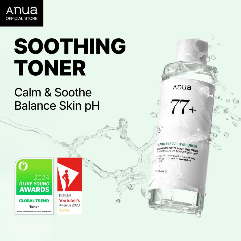 Anua Nước hoa hồng làm dịu lá tim 77%, dung tích 150 ml / 250 ml / 500 ml: nước…