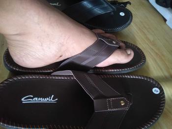 Product Review of SANDAL PRIA COWOK CASUAL BELI 1 GRATIS 1  PROMO Sendal Slop Kulit Pria Japit Slop Selop Jepit from A**g T** 2