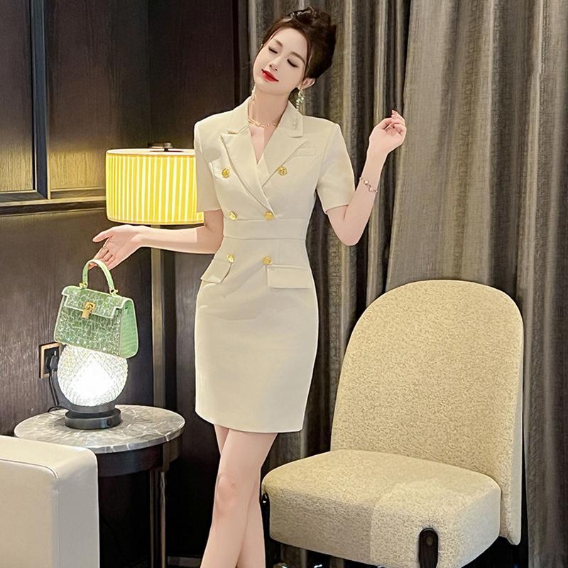 ZR-50563 (S-2XL) Váy Thiết Kế Nữ Dáng Vest Tôn Dáng Thanh Lịch Trang Nhã Dày Dặn Nhiều Màu  Dress váy  tầng  dài hoa nhí
