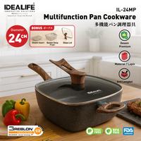 Gambar IDEALIFE Multi Function Pan Cookware - Panci Serbaguna (24cm) IL-24MP dari IDEALIFE ONLINE STORE Kota Administrasi Jakarta Utara 1 Tokopedia