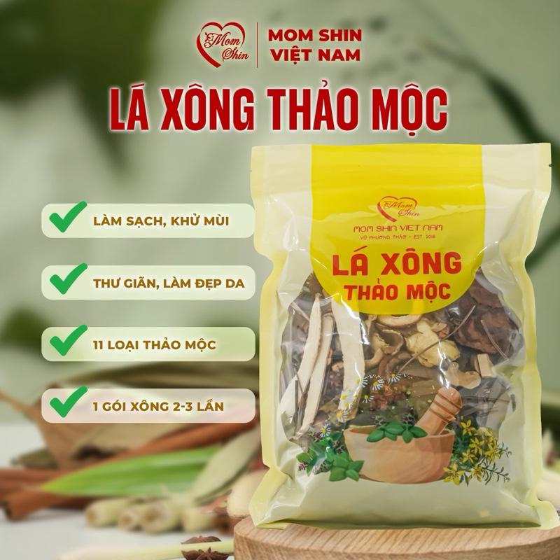 Gói Lá Xông Thảo Mộc MOM SHIN Gói Lớn Dùng Được 2-3 Lần Chăm Sóc Da Mẹ Sau Sinh Lá Xông Sản Phụ Mẹ Sau Sinh Xông Body Shop Mẹ Shin Min Gin Vũ Phương Thảo